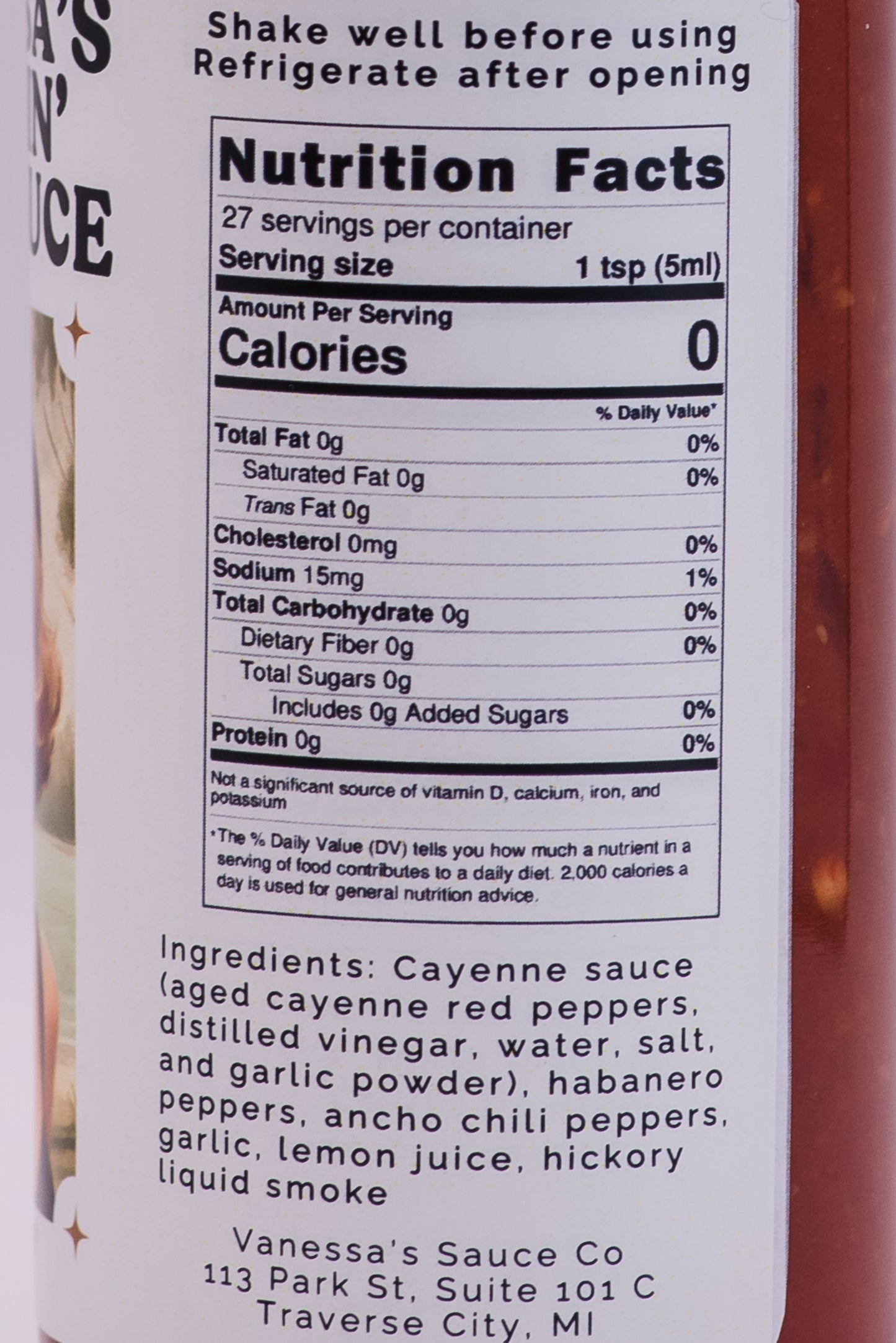 Vanessa's Smokin' Hot Sauce