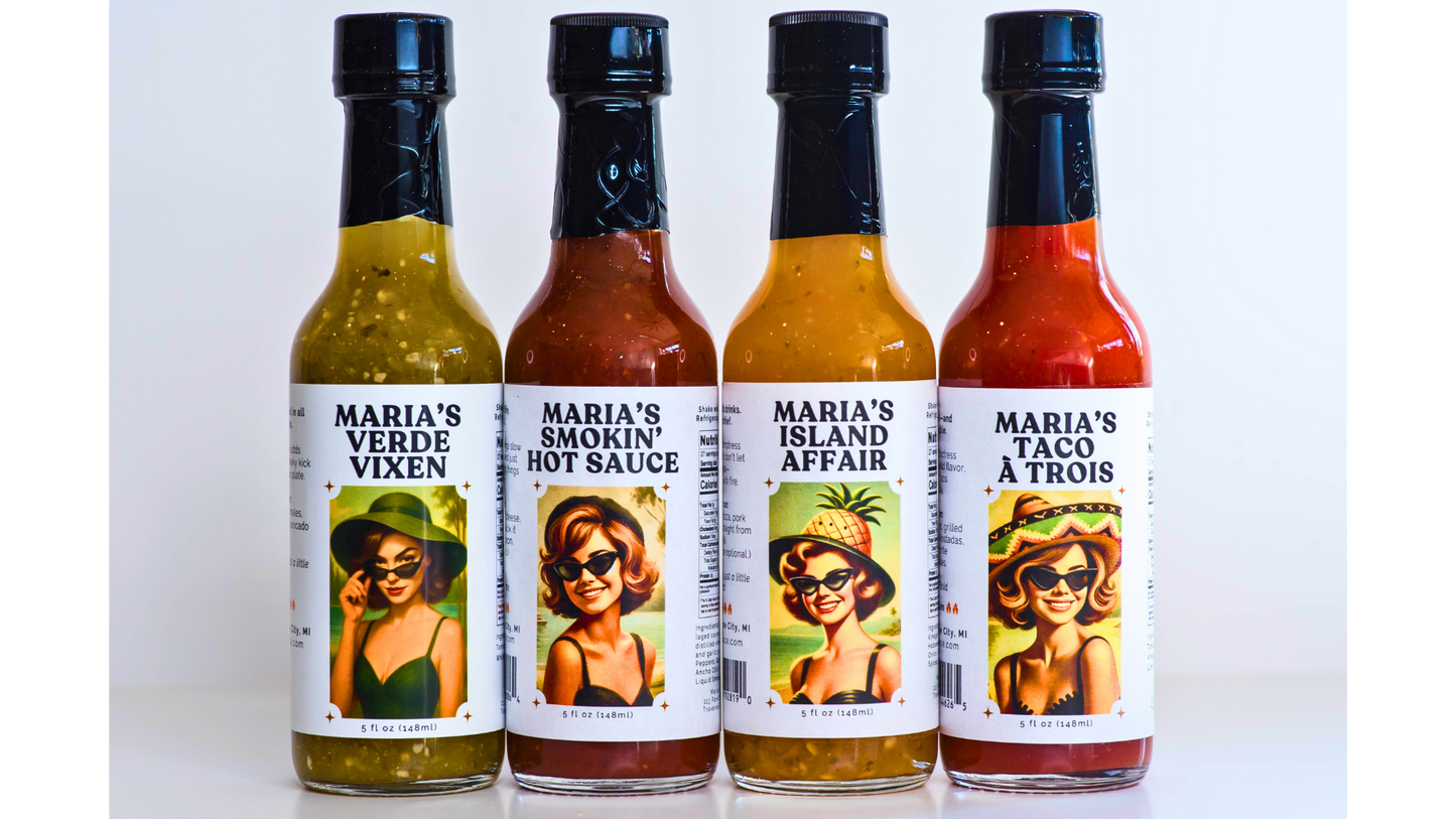 The Heat Tease - Artisan Hot Sauce Gift Set | 4-Bottle Craft Hot Sauce Collection