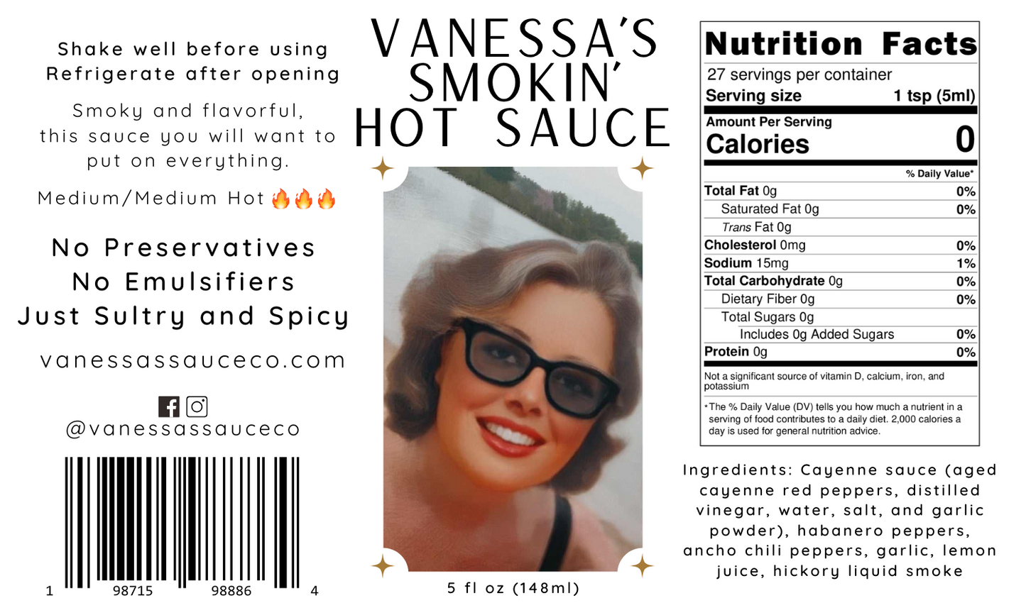 Vanessa's Smokin' Hot Sauce